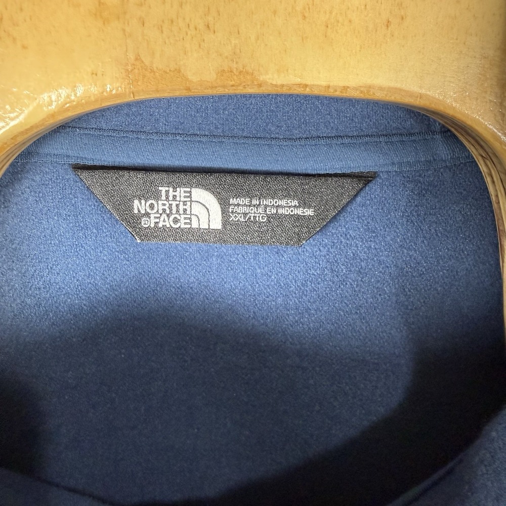 The North Face Men's Barr Lake Hooded Soft Shell Jacket XXL Shady Blue NWT *Logo - Picture 3 of 12